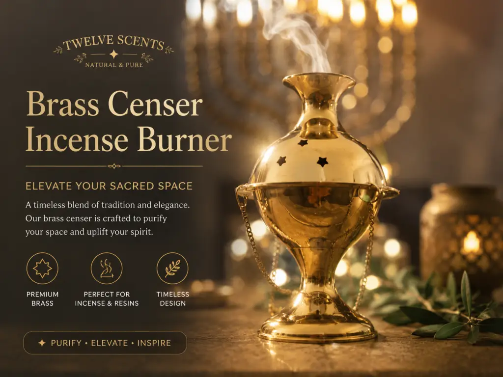 6" Brass Hanging Censer