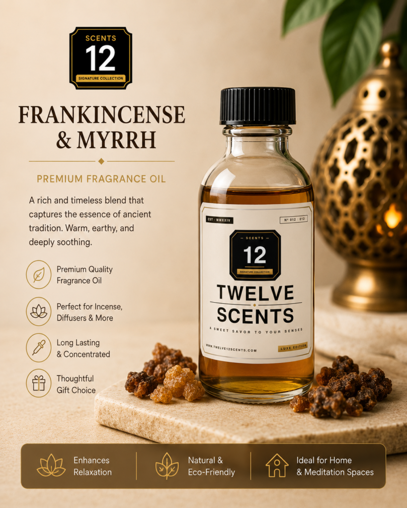 Frank & Myrrh Burning Oil — 2 oz
